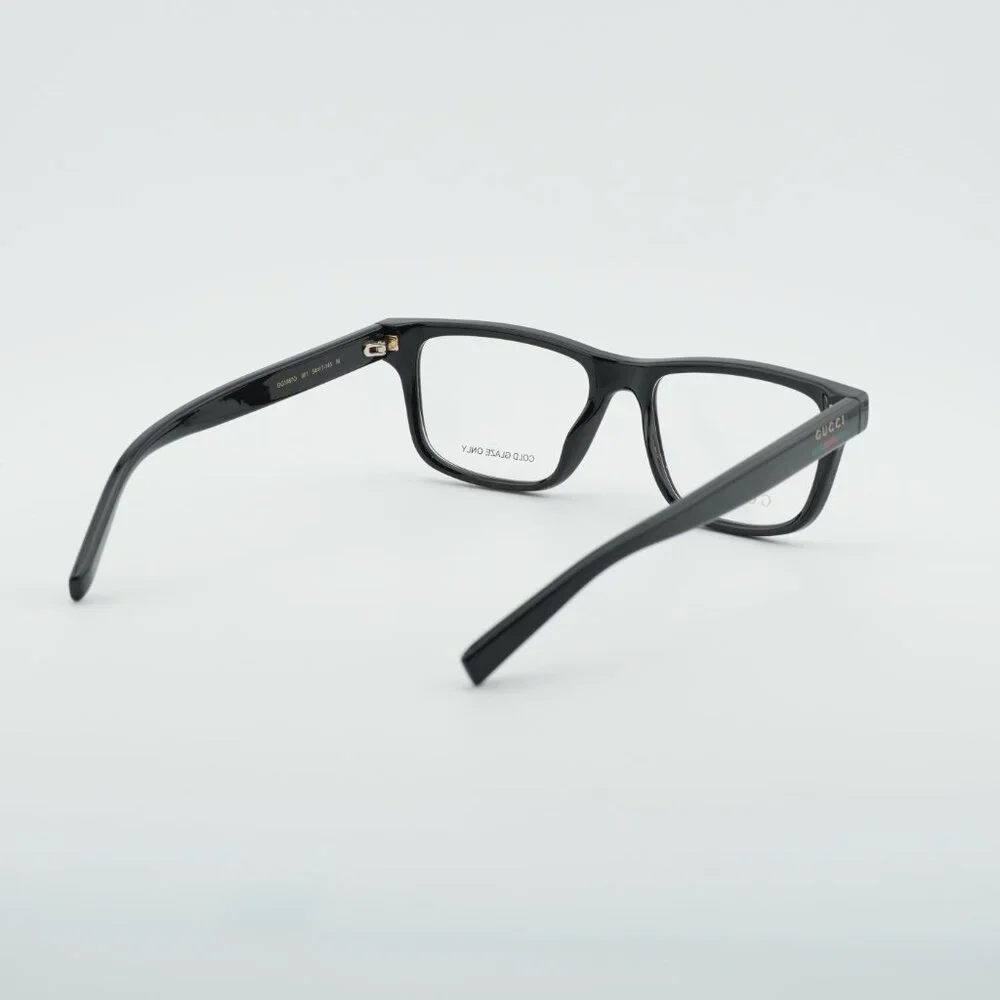 Gucci GG1987O 001 Eyeglasses Black 54mm Square Frame